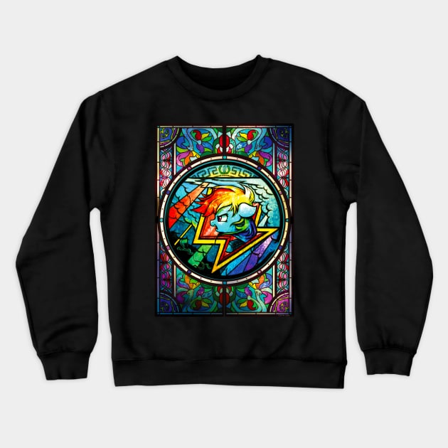 Altare Secretum: Rainbow Dash Crewneck Sweatshirt by Cigitia